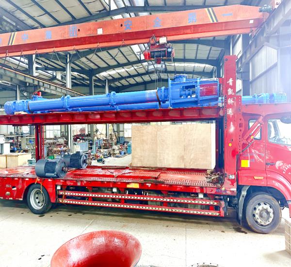 Vertical turbine pump loading Vertical turbine pump loading